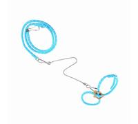 Alomejor Harnais pour Furet, Laisse Réglable en Nylon avec Cloche pour Petits Animaux, Protection Complète pour Hamster et Rat Lors des Promenades (Blue)