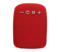 Alomejor Haut-Parleur Bluetooth pour Vélo, étanche, Conception Compacte, pour Les Activités de Cyclisme et Les Sports de Plein Air, Léger avec Support de Vélo (Rouge)