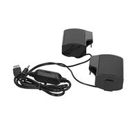 Alomejor Haut-parleurs pour Ordinateur Portable Alimentés par USB, Barre de Son Stéréo de Haute qualité Sonore pour Moniteur, Ordinateur Portable, TV, 2 Haut-parleurs