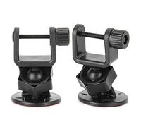 Alomejor HDH3011 Mini Support de Voiture pour Support de Tableau de Bord sécurisé d'angle Réglable à 360 ° pour L'enregistrement du Tableau de Bord 2 Pièces (Tête en U)
