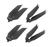 Alomejor Hélice à Dégagement Rapide à Faible Bruit pour Drone AIR 2 Conception Classique Balances Pliables Installation Facile pour Les Amateurs RC Black Gold Edge (Bord Noir argenté)