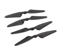 Alomejor Hélice de Drone RC, 2 Paires d'Hélices de Drone pour Sjrc F11s Quadcopter Pièces de Rechange Accessoires Noir