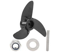 Alomejor Hélice Marine Universelle 3 Pales en Plastique pour Bateau Électrique - Compatible 24 V et 48 V, Accessoire de Propulsion Silencieuse et Économe en Énergie pour Petit Bate