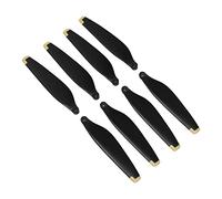 Alomejor Hélices de Drone, Pales d'ailes de Remplacement pour Mini 3 avec Matériau PC Durable, Vol Stable, Conception Légère (Décor doré)