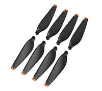 Alomejor Hélices de Drone, Pales d'ailes de Remplacement pour Mini 3 avec Matériau PC Durable, Vol Stable, Conception Légère (Bords Oranges)