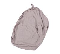 Alomejor Housse de Pouf en Velours côtelé Doux, Grande Housse de Remplacement Lavable pour Adultes et Enfants, Relaxation 39,37x47,24 Pouces (Gris Clair)