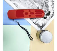 Alomejor Housse de Protection Ergonomique en Silicone pour Télécommande, pour Appareils MR21GC MR21GA MR21N avec Lanière (Rouge)