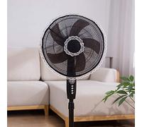 Alomejor Housse de Protection pour Ventilateur électrique pour bébé et Enfant, Protection en de sécurité, Ajustement Universel, Housse Anti-poussière en Polyester de 16 à 18 Pouces, Facile à (BLACK)