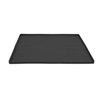 Alomejor Housse supérieure pour machine à laver et sèche-linge, en silicone, à l'épreuve de la poussière et de l'eau, 60 x 60 cm (noir)