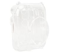 Alomejor Housse Transparente pour Appareil Photo instantané Mini 12, Housse Anti-Rayures Durable avec Rangement, Bandoulière Réglable, 1 unité