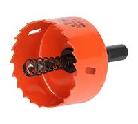 Alomejor HSS Hole Saw Bit with Arbor, Teeth, 32mm Depth (2-5/64"(53mm))
