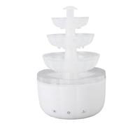 Alomejor Humidificateur de Fontaine Purifiante avec Bonheur D'aromathérapie pour Chambre à Coucher et Salon, 500ml