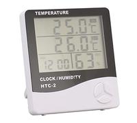 Alomejor Hygromètre Numérique de Haute Précision, Thermomètre à Grand écran, Moniteur d'humidité pour Jauge de Température Intérieure et Extérieure