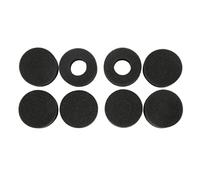 Alomejor Incrustation D'insert de Pneu en éponge Noire de 1 Pouce, Support Durable pour Accessoires de Voiture d'escalade RC, pour SCX24 90081 AXI00001 AXI00002, 8 Pièces