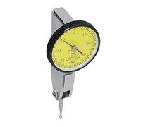 Alomejor Indicateur à Cadran, Jauge de Mesure à Levier en Acier Inoxydable 0 à 0,8 Mm Précision 0,01 Mm Cadran 32 pour la Mesure des Erreurs de Forme et de Position par les Inspecteurs Machinistes