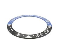 Alomejor Insert de Lunette de Montre en Céramique, Anneau de Boucle de Remplacement Durable et Résistant aux Rayures pour Réparation de Montre, Diamètre Extérieur de 40 Mm, Bleu pour Horlogers