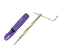 Alomejor Inserts de Réparation de Filetage M4 50 Pièces, Bobine Hélicoïdale en Acier Inoxydable avec Outil d'installation pour le Renforcement de l'aluminium et la Prévention des Vibrations