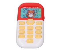 Alomejor Interactive Kids Téléphone Jouet éducatif d'apprentissage pour Les Tout-Petits avec des Animaux de Dessin animé Light Music Effets Playage de Rôle (Rouge)
