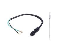 Alomejor Interrupteur de Feu Stop Arrière en PVC et Acier Inoxydable, Interrupteur de Feu Stop Arrière avec Ressort, Remplacement Direct Universel pour Motos, VTT, Scooters, Dirt Pit Monkey Bikes