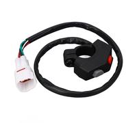 Alomejor Interrupteur de Klaxon de Phare de Moto, Interrupteur de Commande de Guidon ABS 78111070000 avec Fonctions de Mise à Mort du Klaxon Lumineux, Installation Facile pour les Pilotes EXC XC W