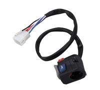 Alomejor Interrupteur de Klaxon de Phare de Moto, Interrupteur de Commande de Guidon ABS OE 78111070000, Fonction 3 en 1 de Klaxon de Lumière pour les Pilotes d'Enduro pour les Modèles EXC XC W TE
