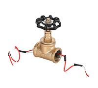 Alomejor Interrupteur de Lumière Industriel Vintage, Noir et or, Interrupteur à Valve Durable pour Lampe de Bureau, 3/4 Pouces, Parfait pour les Lampes à Tuyaux