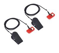 Alomejor Interrupteur de sécurité pour Tapis Roulant 2 Pièces, Verrouillage de sécurité à Magnétique D'arrêt D'urgence avec Interrupteur Magnétique Circulaire, pour e pour