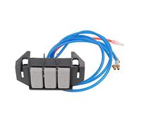 Alomejor Interrupteur de Siège Pneumatique de Camion, Interrupteur de Commande de Siège de Camion ABS, 3 Boutons de Réglage, Connexion de Buse d'air, Boîtier Résistant à l'usure pour une Utilisation