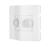 Alomejor Interrupteur Inductif de Mouvement PIR Intelligent AC90V-270V, Faible Consommation D'énergie, pour Entrepôts et Couloirs, Conception Blanche
