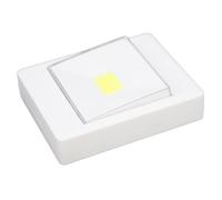 Alomejor Interrupteur Mural COB, Robinet sans Fil à Piles avec Support Adhésif pour Placard, Salle de Bain, Garage, Armoire de Cuisine, Armoire