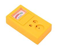 Alomejor Jauge de capacité de Batterie Bouton, Affichage Précis pour le Test des Piles de Cellules de Montre pour une Utilisation Portable Jaune