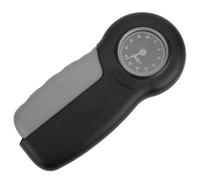 Alomejor Jauge de Force de Préhension de Renforcement de Poignet en ABS Durable, pour la Mesure de la Force de Préhension, Noir et Gris (gris foncé)