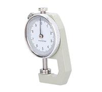 Alomejor Jauge D'épaisseur en Métal et Plastique à Cadran Rond 0-10mm, Outil de Mesure Précis pour Panneaux de Tuyaux en Papier, Usage Domestique