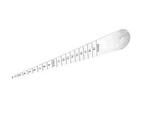 Alomejor Jauge D'épaisseur, Outil de Mesure de Précision en Acier Inoxydable pour la Mesure de L'écart des Rails, Jauge de Diamètre Intérieur de 2 à 20mm pour Machinistes