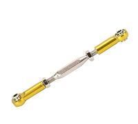 Alomejor Jeu de 6 Bielles de Direction Réglables en Alliage D'aluminium de 81 Mm, avec 5 Couleurs pour EPX HSP ZD Racing HPI Camion Buggy Truggy RC 1 10 Pièces de Mise à Niveau (Gold)