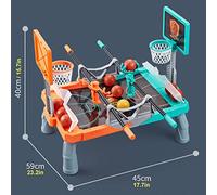 Alomejor Jeu de Basket-Ball du Bout des Doigts pour Enfants, Jeu de Table Facile à Utiliser pour L'entraînement de Coordination œil-Main des Enfants (couleur1)