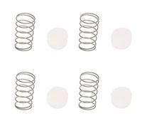 Alomejor Jeu de Clapets Anti-Retour à Ressort 10 Pièces, Noyaux de Valve en Caoutchouc Durables pour le Retour D' dans les Machines sans, Contrôle de Débit Unidirectionnel Efficace (356)