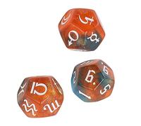 Alomejor Jeu de Dés Astrologiques pour Divination, Acrylique à 12 Faces | Symboles faciles à lire, Matériau durable, Parfait pour les collectionneurs