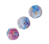 Alomejor Jeu de Dés Astrologiques pour Divination, Acrylique à 12 Faces | Symboles faciles à lire, Matériau durable, Parfait pour les collectionneurs