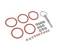 Alomejor Jeu de Joints d'étanchéité pour Machine à café, Remplacement Fiable de la Boucle O en Silicone pour Accessoires de Cafetière, 25 Pièces pour un Usage Domestique