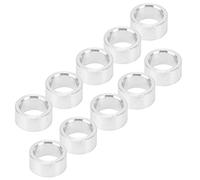 Alomejor Jeu de Joints en Alliage D'aluminium, 10 Entretoises Rondes Durables, Support Efficace pour une Utilisation Structurelle, Idéal pour les Ingénieurs, Diamètre Extérieur de 8 Mm (4 mm de long)
