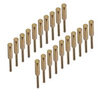 Alomejor Jeu de Limes D'affûtage de Tronçonneuse, 20 Pièces, Fraises de Meulage Durables pour Un Entretien Efficace de la Chaîne et du Travail du Bois, émeri de Haute qualité (Gold #13)