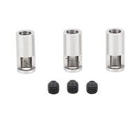 Alomejor Jeu de Manchons Réducteurs de Pignon en Acier Inoxydable, 3 Pièces, pour Télécommande de Traîneau, Mise à Niveau de Voiture, Manchon d'arbre de Conversion D'engrenage de Moteur de 8MM à 5MM