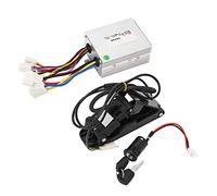 Alomejor Jeu de Pédales D'accélérateur pour Contrôleur de Vélo électrique, Contrôleur de Moteur de Vitesse 24V 500W avec Clés de Verrouillage