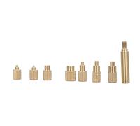 Alomejor Jeu de Pointes D'insertion de Jeu de Chaleur en Laiton, Outil de Soudage Efficace pour L'impression 3D M2 M2.5 M3 M4 M5 M6 M7 M8