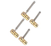 Alomejor Jeu de Selles de Cordes de Basse, Laiton traité au Durable | Remplacement pour basse électrique, matériau antirouille, son clair, léger, installation facile