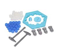 Alomejor Jeu de société Brise-Glace en Plastique, Bloc Interactif, Jouet de Table à Frapper pour Enfants de 3 Ans et Plus, Fête de Famille, Coordination éducative et Amusante