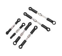 Alomejor Jeu de Tiges de Liaison RC, Mise à Niveau Légère et Durable pour Voiture Télécommandée Applicable pour 144001 144002 124018 124019 124017 124016 144010 6 Pièces