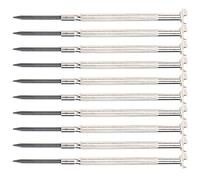 Alomejor Jeu de Tournevis Professionnels Outils de Tournevis de Réparation en Acier Inoxydable 10 Pièces pour les Techniciens de Réparation de Saxophone Clarinette Flûte et Entretien des Instruments