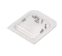 Alomejor Jeu de Vis de Couverture Arrière de Montre en Acier Inoxydable de Précision pour Ballon Bleu, Essentiel Fiable pour Femmes (Femelle)